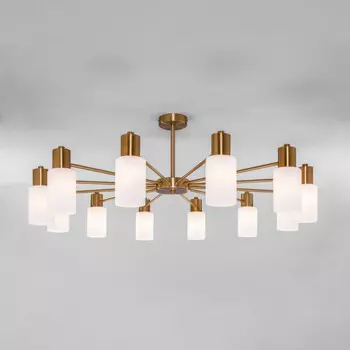 Люстра на штанге Eurosvet 70160/12 латунь