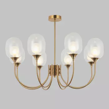 Люстра на штанге Eurosvet 70217/8 латунь