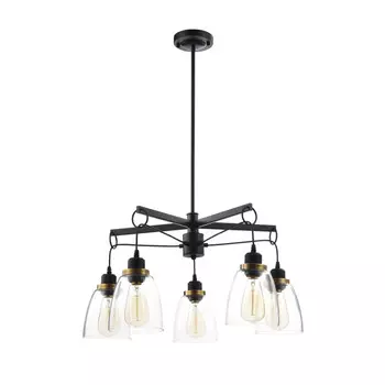 Люстра на штанге Freya FR4167-PL-05-BL