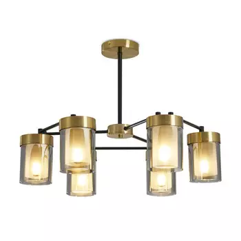 Люстра на штанге Freya FR5432PL-06BBS