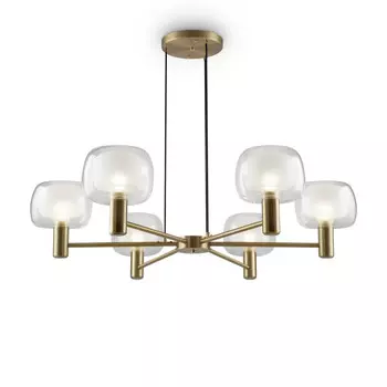 Люстра на штанге Maytoni MOD411PL-06G