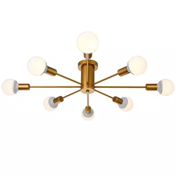 Люстра на штанге Natali Kovaltseva LOFT 75140/8C GOLD