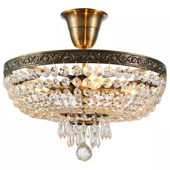 Люстра на штанге Natali Kovaltseva ROCOCO 81407/4C ANTIQUE