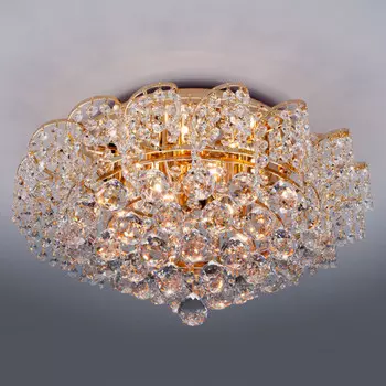 Накладная люстра Eurosvet 16017/9 золото Strotskis