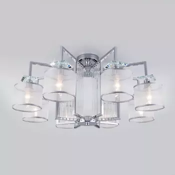 Накладная люстра Eurosvet 60108/8 хром