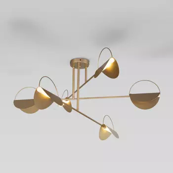 Накладная люстра Eurosvet 70148/6 золото