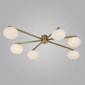 Накладная люстра Eurosvet 70220/6 латунь