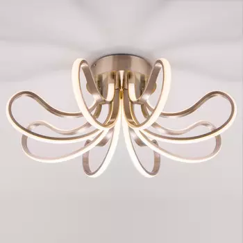 Накладная люстра Eurosvet 90079/8 сатин-никель