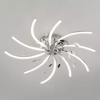 Накладная люстра Eurosvet 90125/10 хром