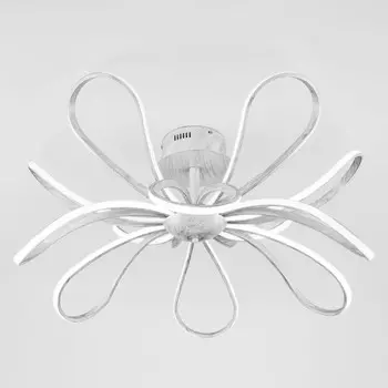 Накладная люстра Eurosvet 90134/12 белый с серебром