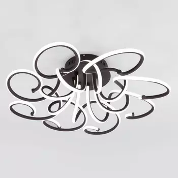 Накладная люстра Eurosvet 90136/8 чёрный кофе