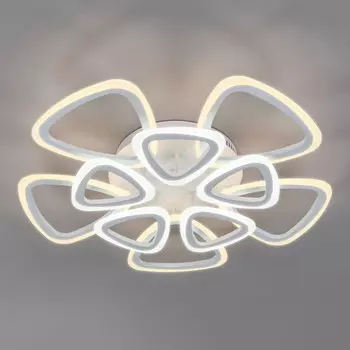 Накладная люстра Eurosvet 90216/10 белый