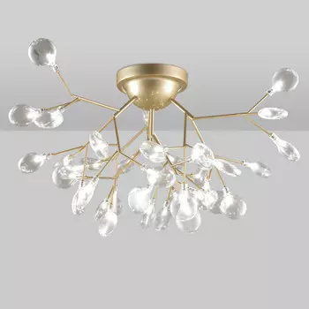 Накладная люстра Natali Kovaltseva GRACE 75126/36С GOLD SATIN