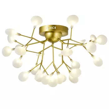 Накладная люстра Natali Kovaltseva GRACE 75126/6C GOLD SATIN