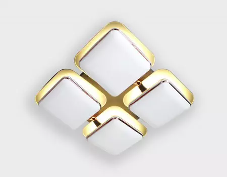 Накладной светильник Ambrella Light FG2034 WH 128W+48W D670*670