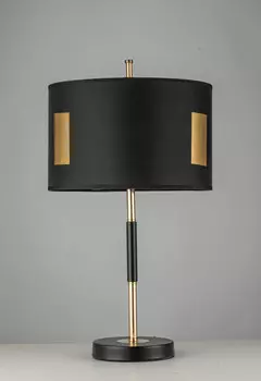 Настольная лампа Arti Lampadari Oggebio E 4.1.T2 BKG