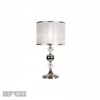 Настольная лампа iLamp T2400-1 Nickel