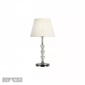 Настольная лампа iLamp T2424-1 Nickel