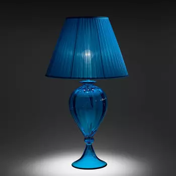 Настольная лампа Italamp 8054/LG turchese/organza-turchese/NK