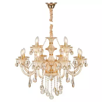 Подвесная люстра AM Group KAMILA SP8+4 GOLD