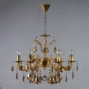 Подвесная люстра AMBIENTE by BRIZZI 2118/6 AB Honey Leaf