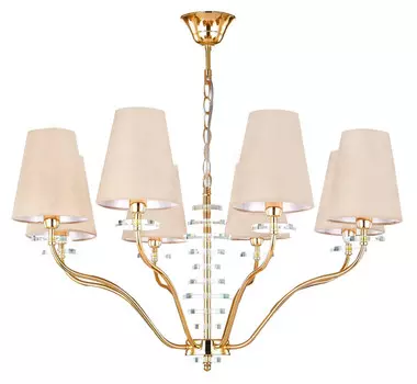 Подвесная люстра Crystal Lux ARMANDO SP8 GOLD