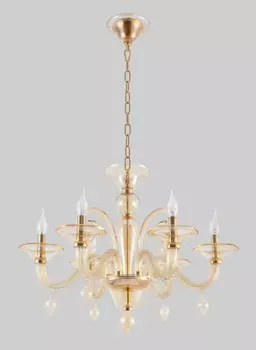 Подвесная люстра Crystal Lux CAETANO SP-PL6 AMBER