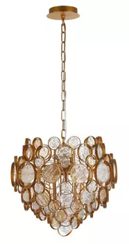 Подвесная люстра Crystal Lux DESEO SP6 D460 GOLD