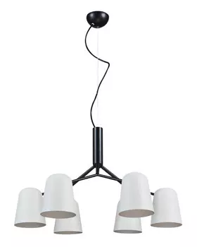 Подвесная люстра Crystal Lux ENRIQUE SP6 BLACK/WHITE