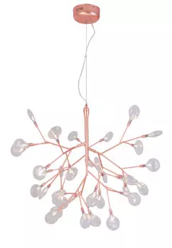 Подвесная люстра Crystal Lux EVITA SP36 COPPER/TRANSPARENT