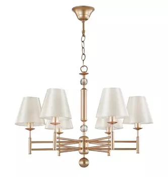 Подвесная люстра Crystal Lux FLAVIO SP6 GOLD