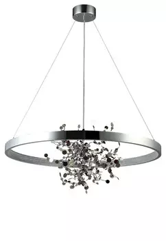 Подвесная люстра Crystal Lux GARDEN SPLED+4 D800 CHROME