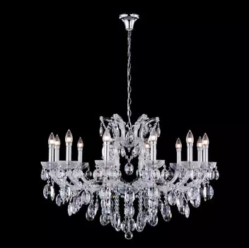 Подвесная люстра Crystal Lux HOLLYWOOD SP12 CHROME