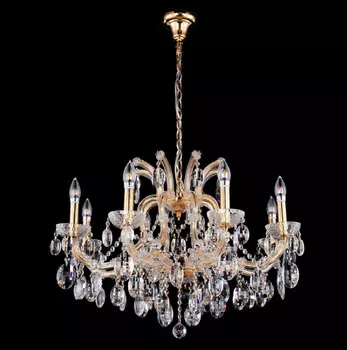 Подвесная люстра Crystal Lux HOLLYWOOD SP8 GOLD