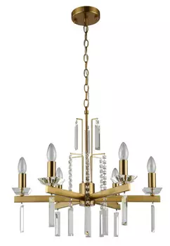 Подвесная люстра Crystal Lux MARRON SP6 BRASS