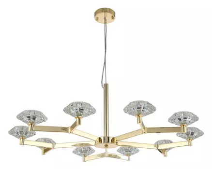 Подвесная люстра Crystal Lux REBECA SP10 GOLD