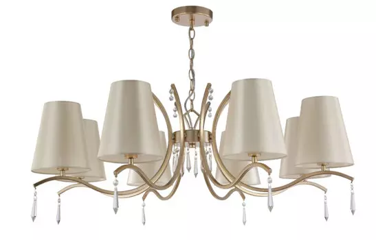 Подвесная люстра Crystal Lux RENATA SP8 GOLD