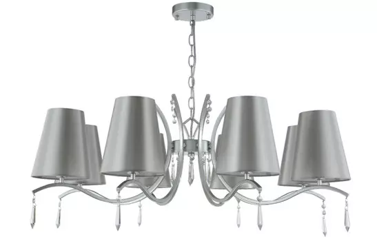 Подвесная люстра Crystal Lux RENATA SP8 SILVER