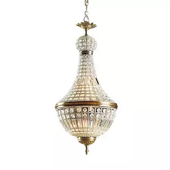 Подвесная люстра DeLight Collection KR0107P-5 antique brass