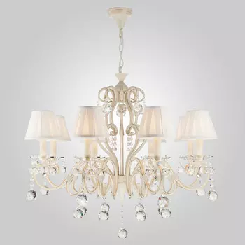 Подвесная люстра Eurosvet 12075/8 белый Strotskis