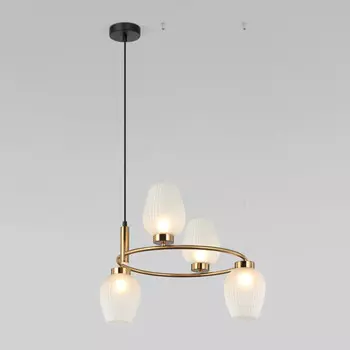 Подвесная люстра Eurosvet 30183/4 латунь