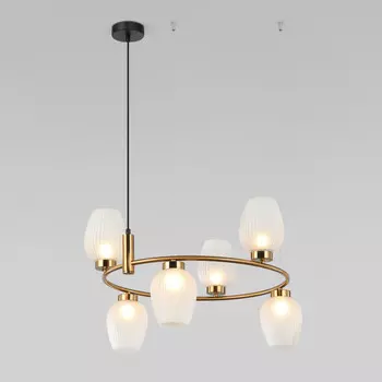 Подвесная люстра Eurosvet 30183/6 латунь