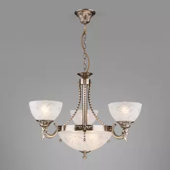Подвесная люстра Eurosvet 60006/6 античная бронза