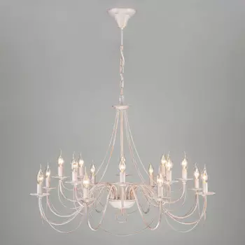 Подвесная люстра Eurosvet 60015/16 белый с золотом