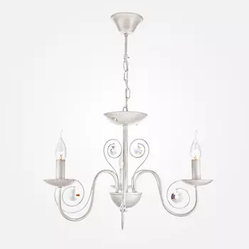 Подвесная люстра Eurosvet 60018/3 белый с золотом