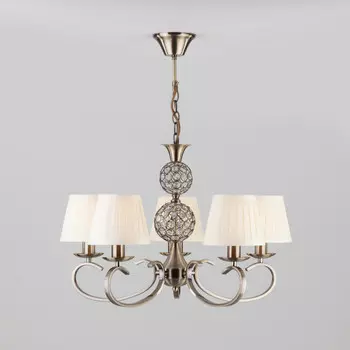 Подвесная люстра Eurosvet 60089/5 античная бронза