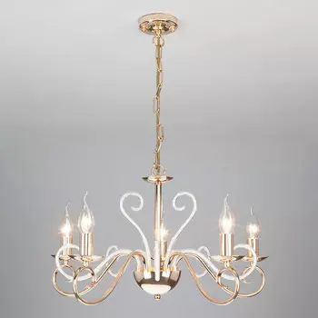 Подвесная люстра Eurosvet 60090/5 золото