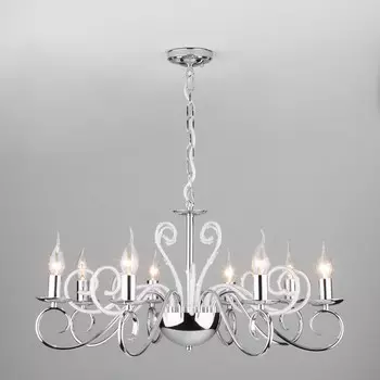 Подвесная люстра Eurosvet 60090/8 хром