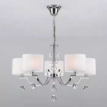 Подвесная люстра Eurosvet 60095/5 хром