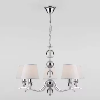 Подвесная люстра Eurosvet 60097/5 хром